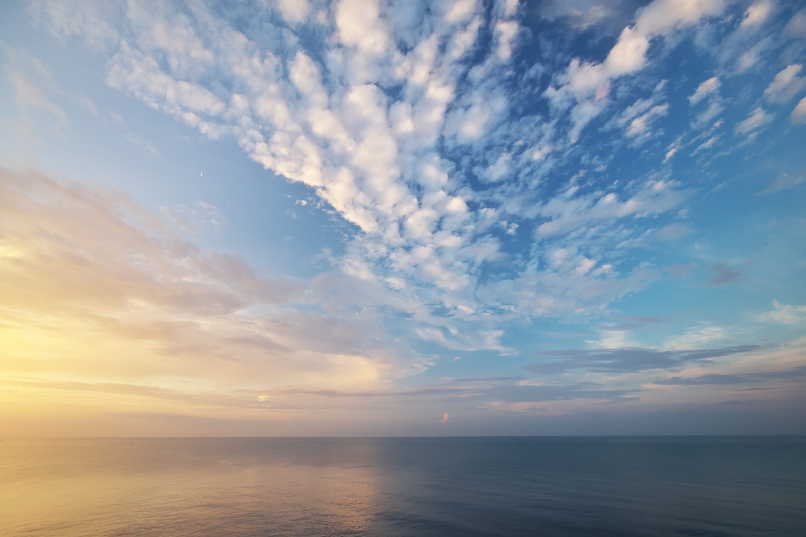 Sky background on sunset.